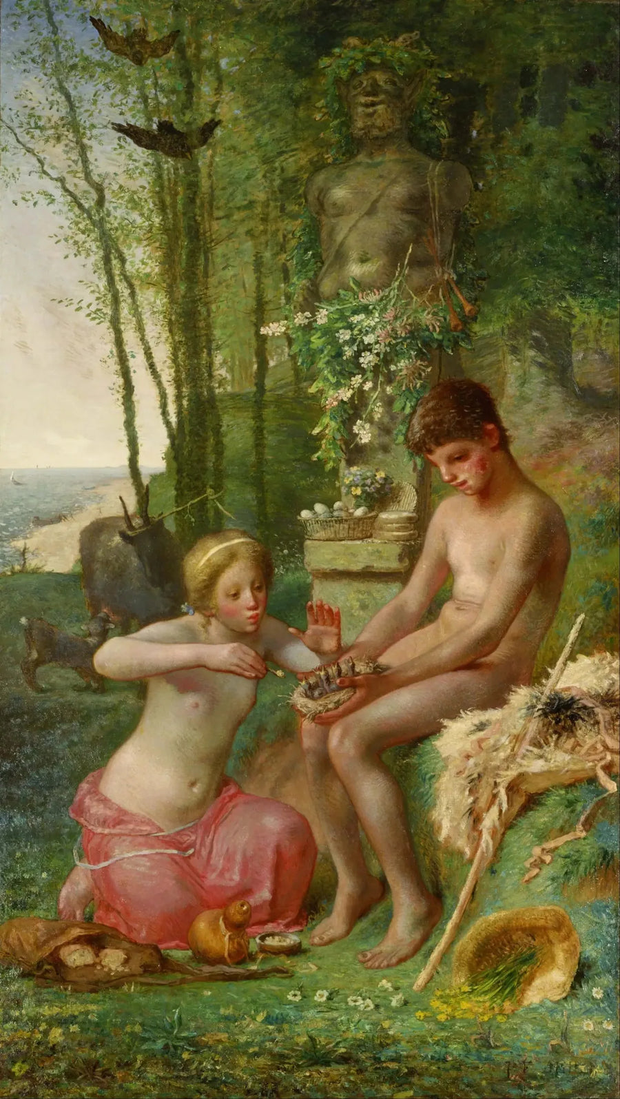 Daphnis en Chloé - Jean-François Millet
