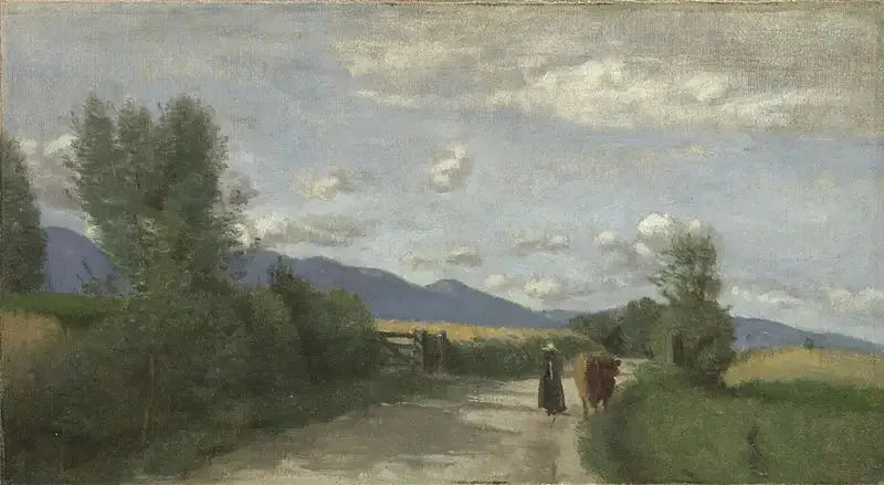 Dardagny, ochtend - Jean-Baptiste Camille Corot
