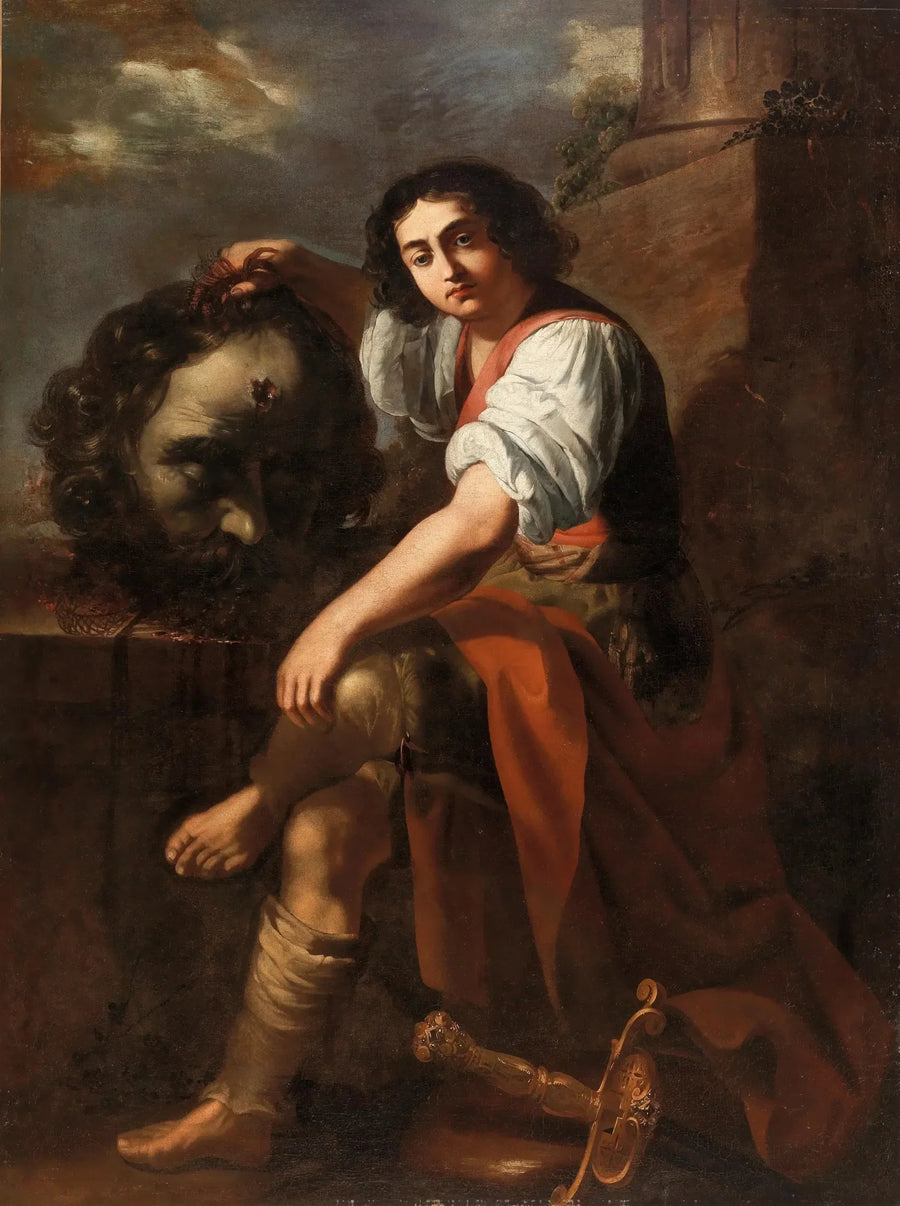David met het hoofd van Goliath - Artemisia Gentileschi