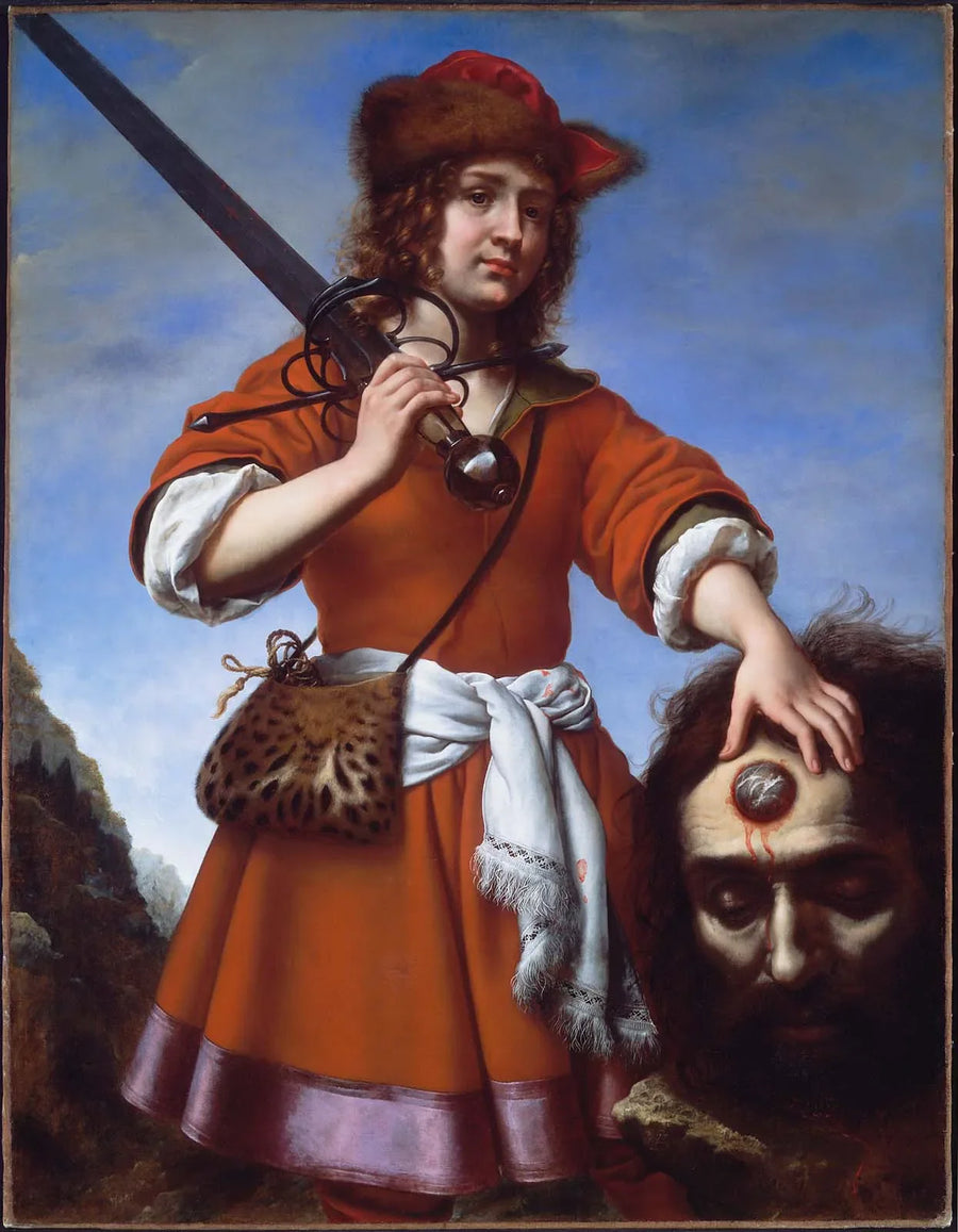 David met het hoofd van Goliath - Carlo Dolci