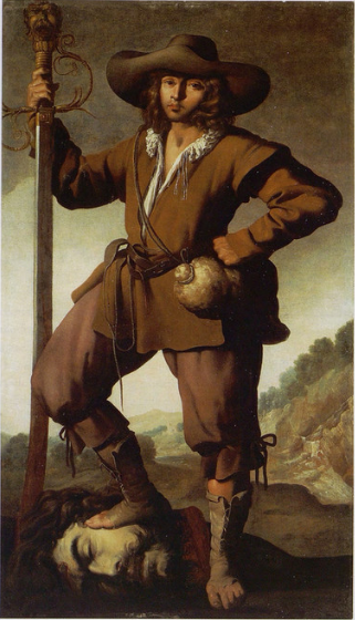 David met het hoofd van Goliath - Francisco de Zurbarán