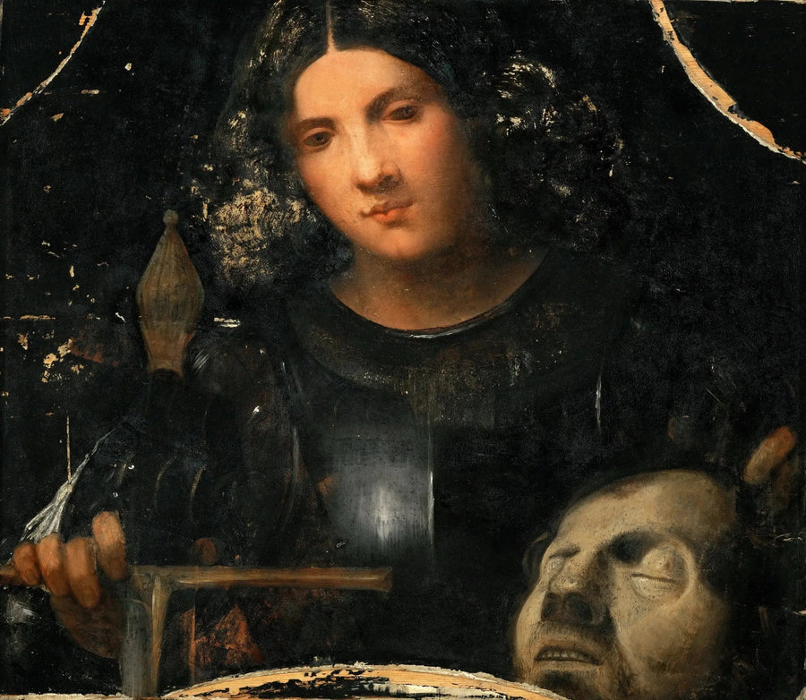 David met het hoofd van Goliath - Giorgione