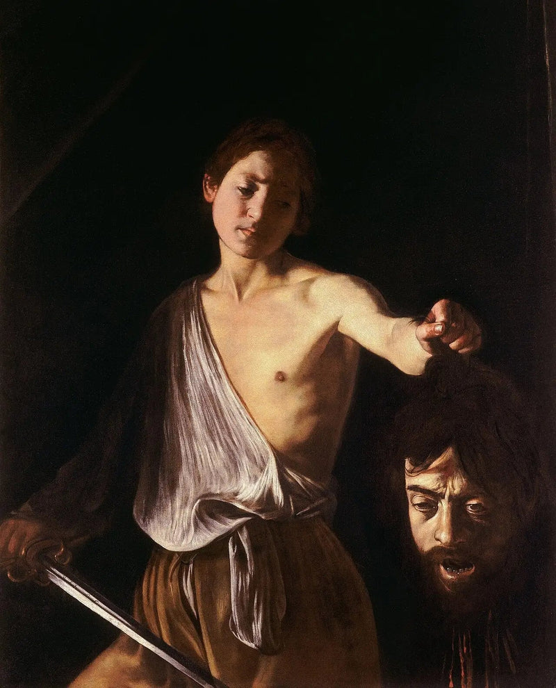David met het hoofd van Goliath - Caravaggio