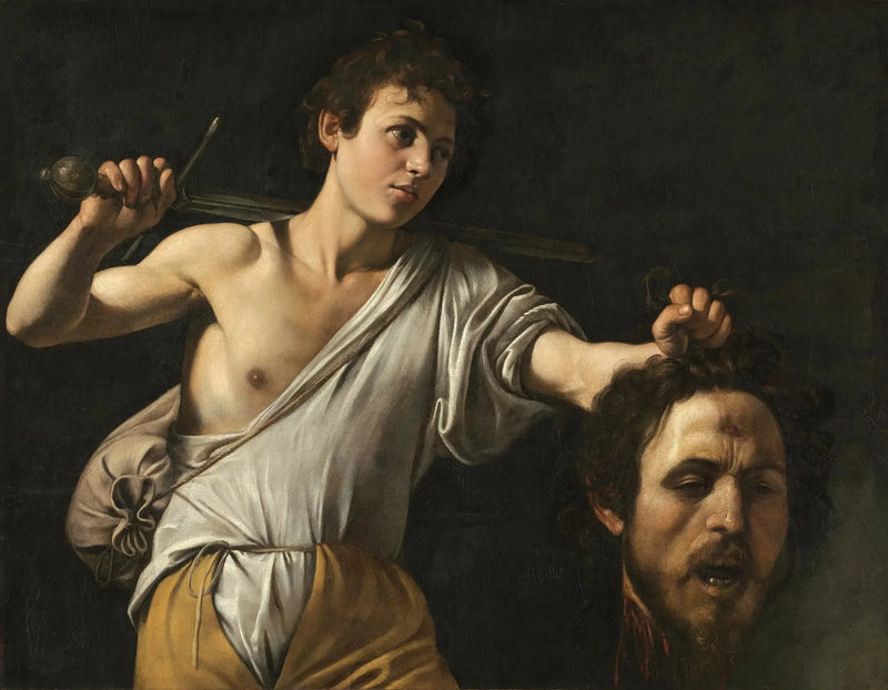 David met het hoofd van Goliath - Caravaggio
