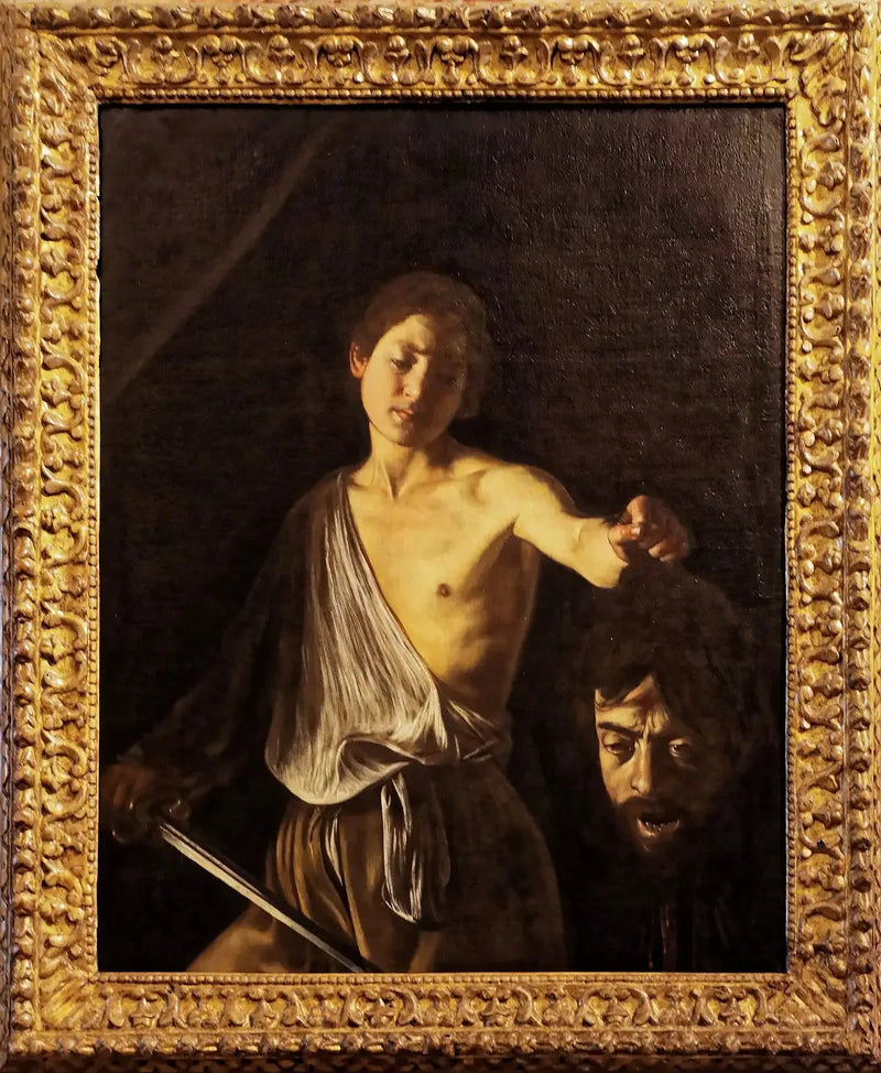 David met het hoofd van Goliath - Caravaggio