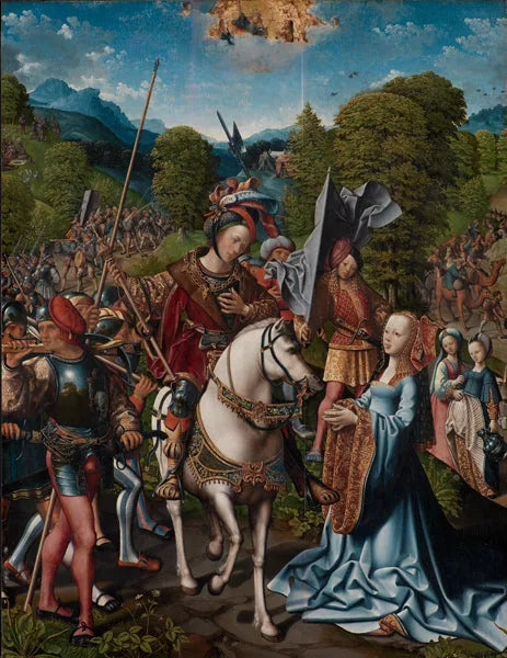 David en Abigail - Jacob Cornelisz van Oostsanen