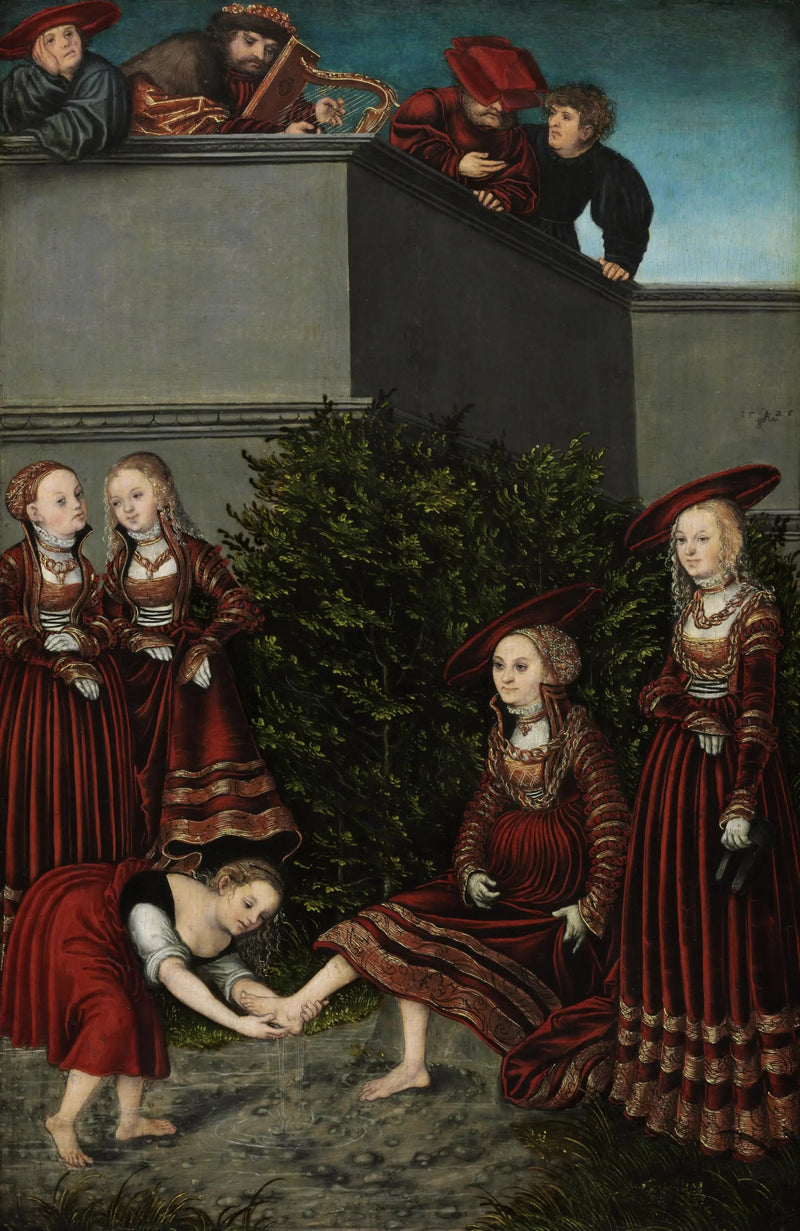 David en Batseba - Lucas Cranach de Oude