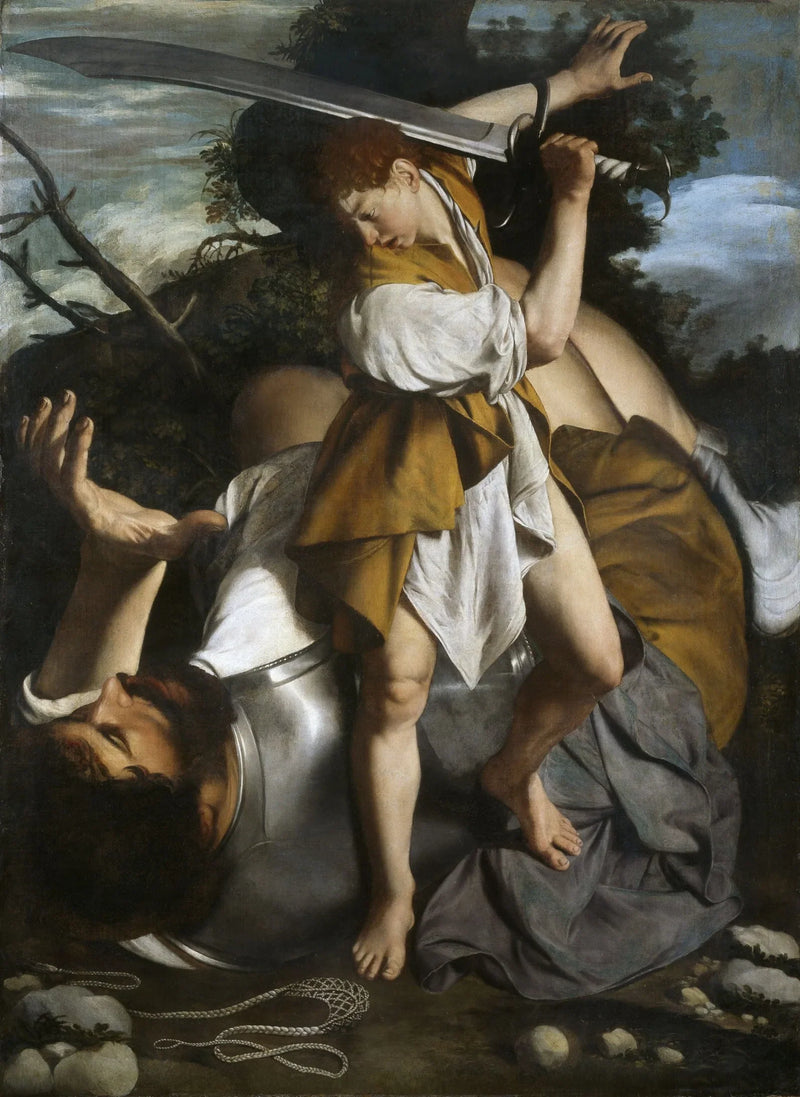 David en Goliath - Orazio Gentileschi