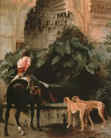 Terug van de jacht - Jean-Léon Gérôme