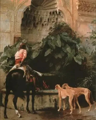 Terug van de jacht - Jean-Léon Gérôme