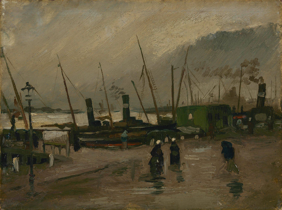 De Ruijterkade in Amsterdam - Vincent van Gogh