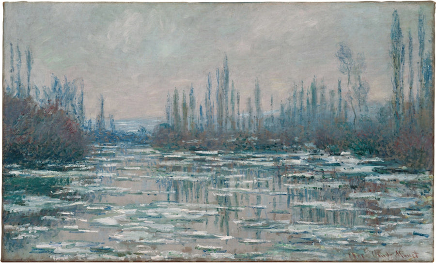 Het debacle op de Seine W569 - Claude Monet