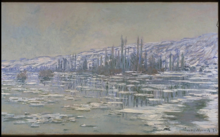Het debacle of de ijsblokjes W565 - Claude Monet