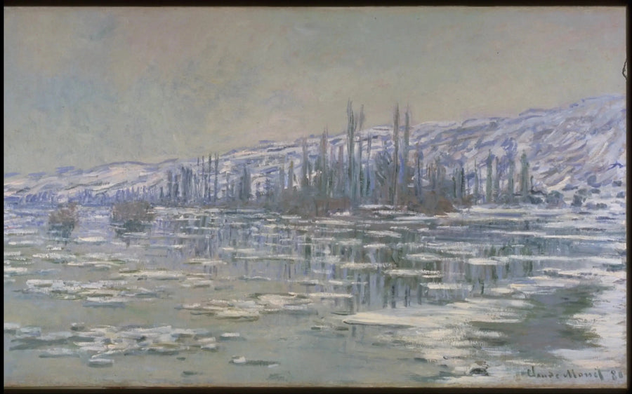 Het debacle of de ijsblokjes W565 - Claude Monet