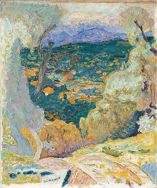 Zuidelijke decor, le Cannet - Pierre Bonnard