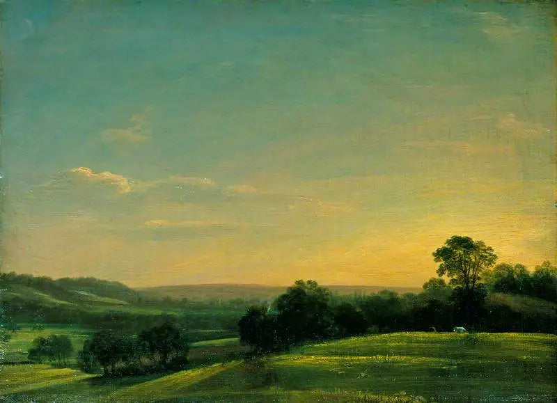 Dedham Vale, avond - John Constable