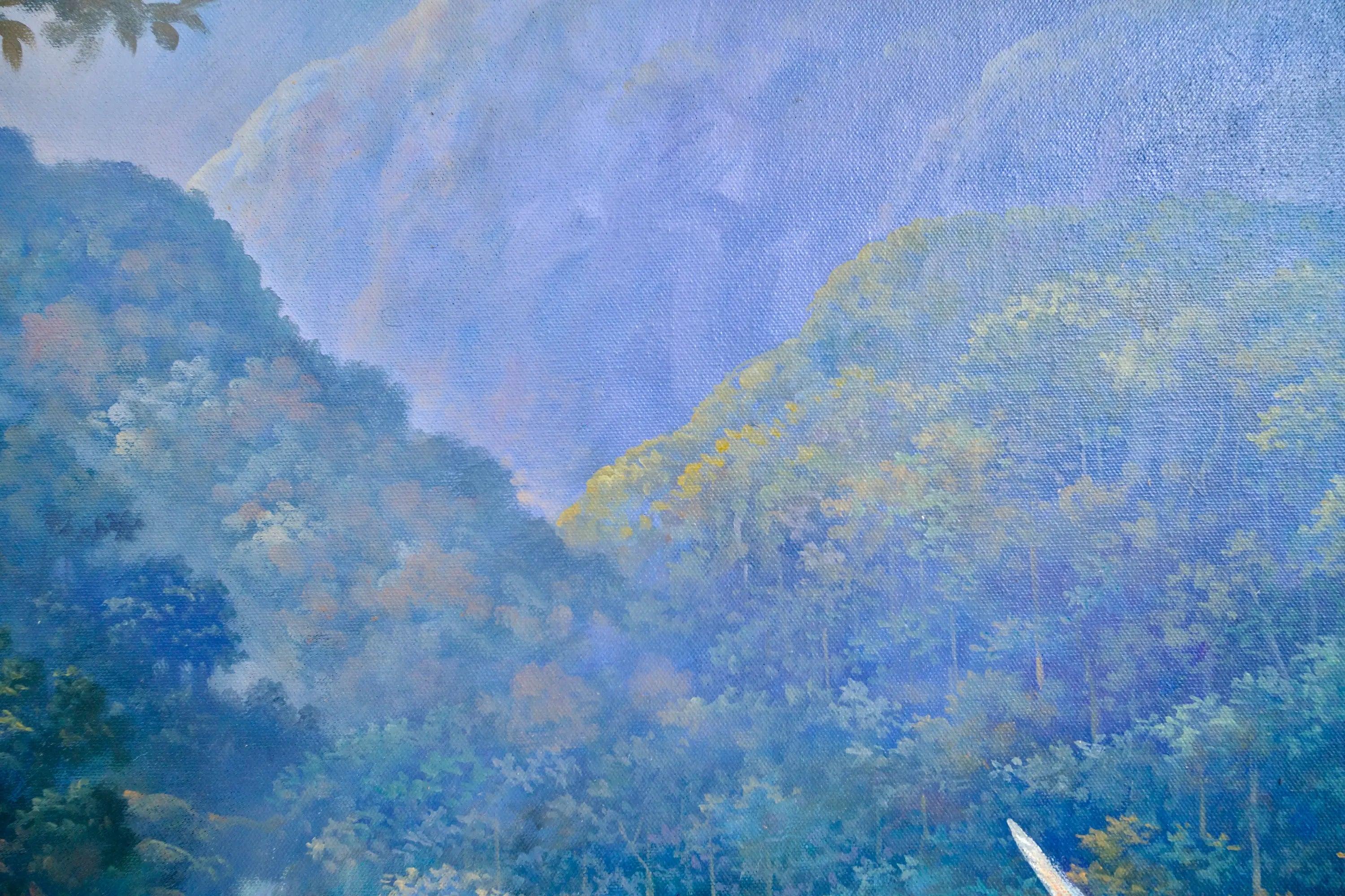 Déesse Kinnaree | 170 x 120 cm Reproductions de tableaux à la peinture à l’huile