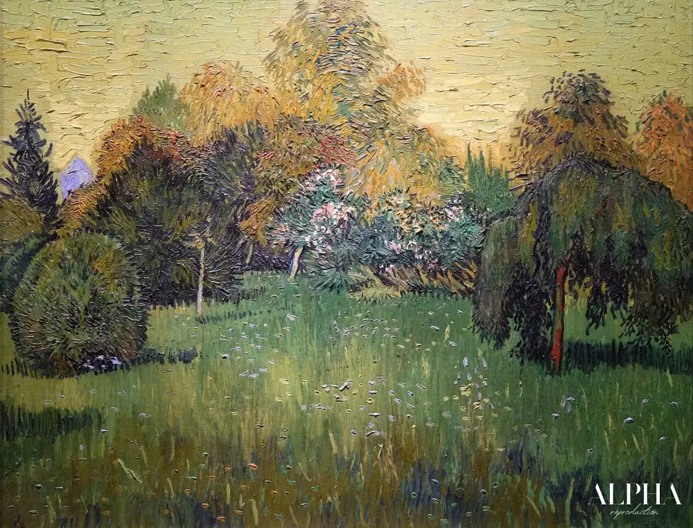 Dégagement dans un parc - Van Gogh - Reproductions de tableaux et peintures haut de gamme