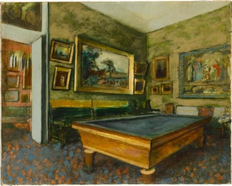 Biljartkamer - Edgar Degas