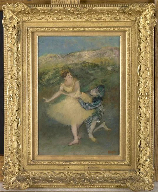 Arlequin en Colombine - Edgar Degas