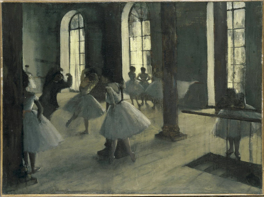 De Herhaling in de Danszaal - Edgar Degas