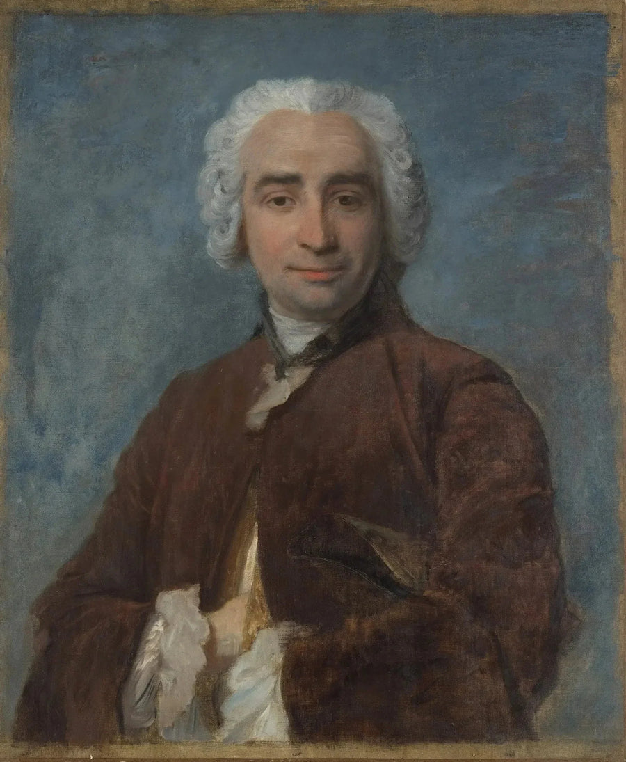Portret van een man, naar Maurice Quentin de La Tour - Edgar Degas
