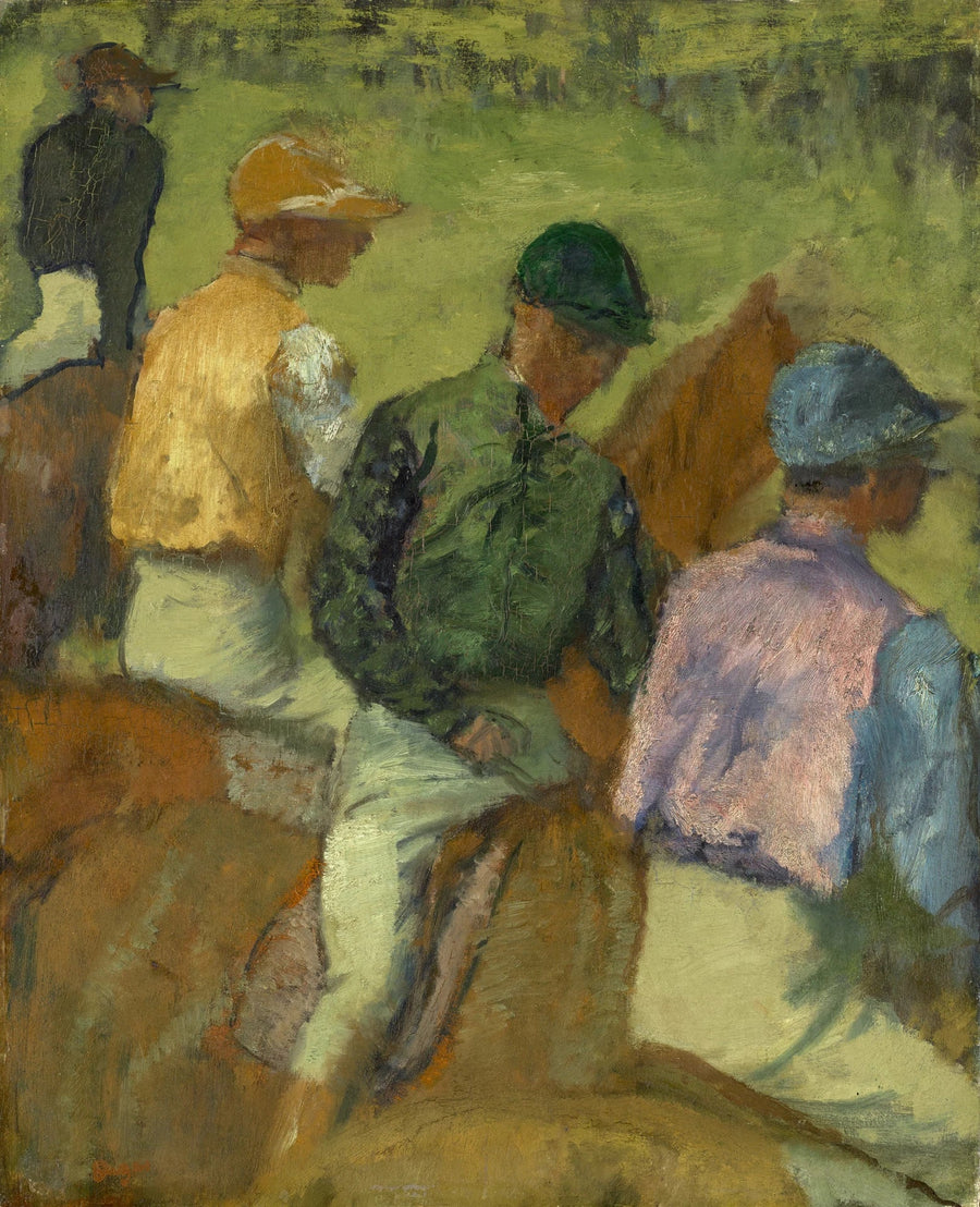 Vier jockeys - Edgar Degas