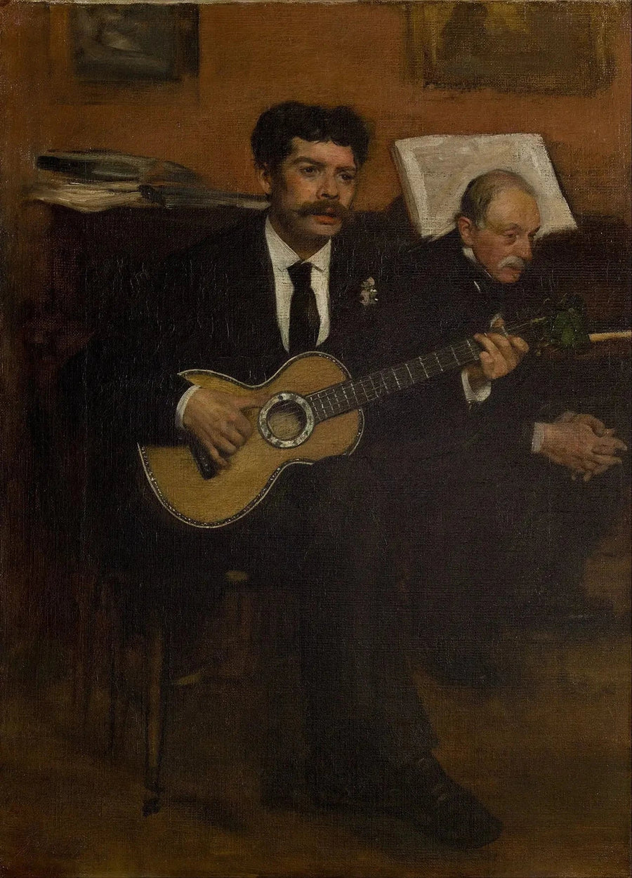 Lorenzo Pagans en Auguste de Gas - Edgar Degas