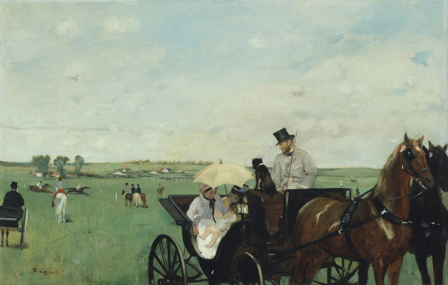 Op de races in de provincie - Edgar Degas