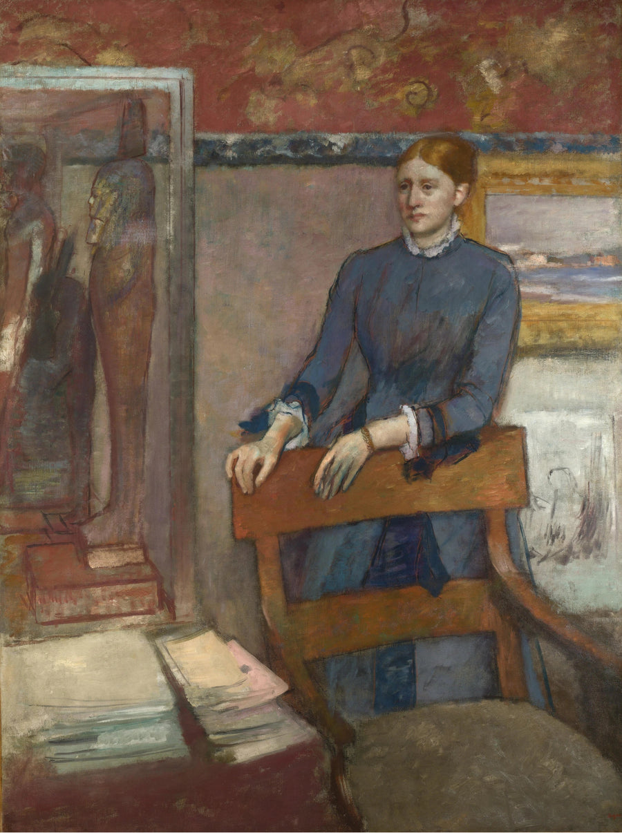 Hélène Rouart in het kantoor van haar vader - Edgar Degas