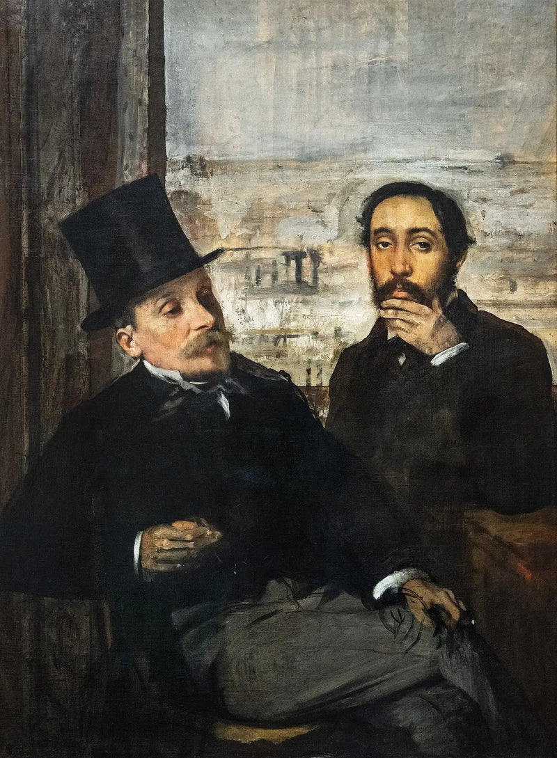 Degas en Évariste de Valernes - Edgar Degas
