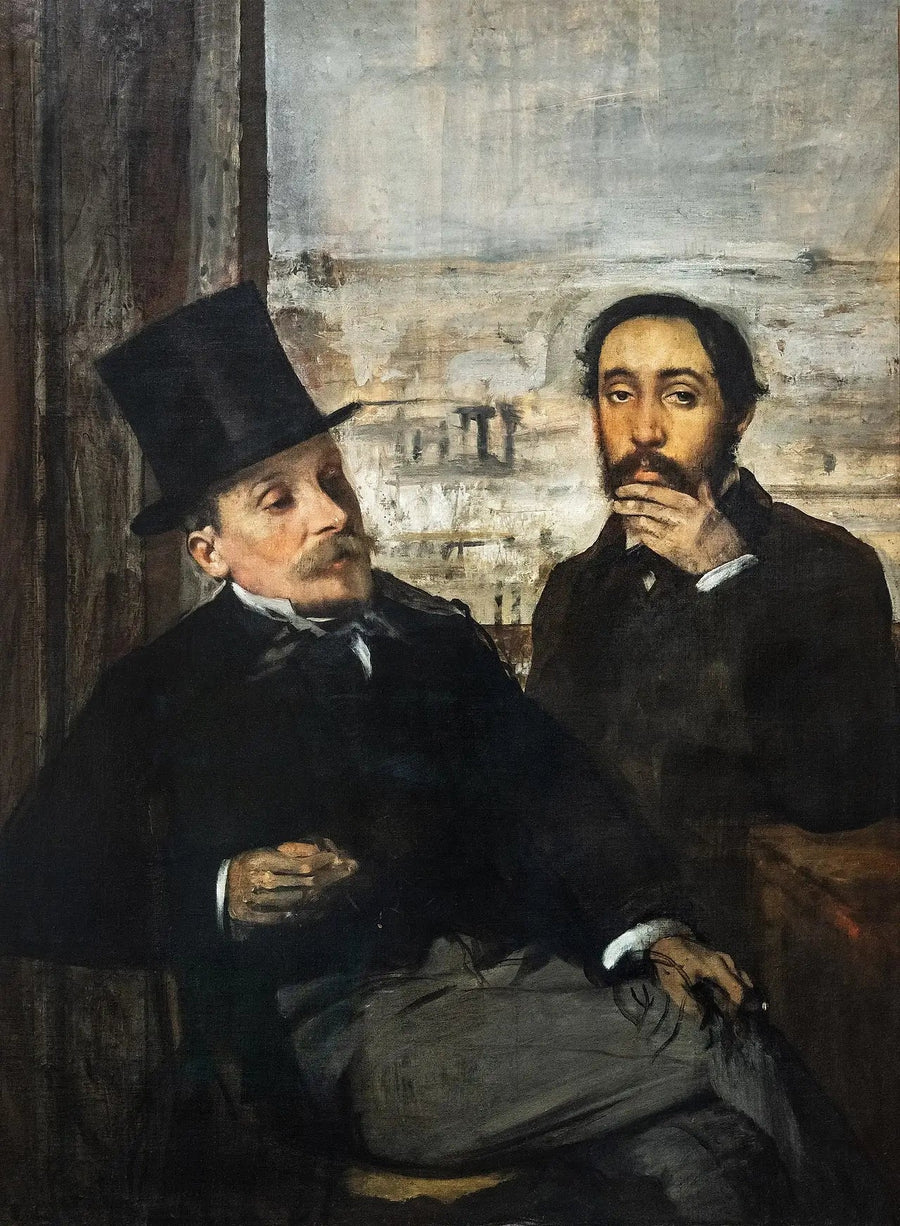 Degas en Évariste de Valernes - Edgar Degas