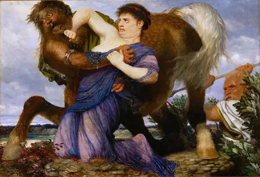 Déjanire en Nessus - Arnold Böcklin

Source:
Déjanire et Nessus - Arnold Böcklin