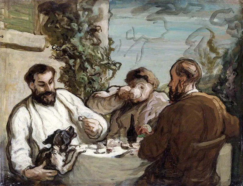 Ontbijt op het platteland - Honoré Daumier