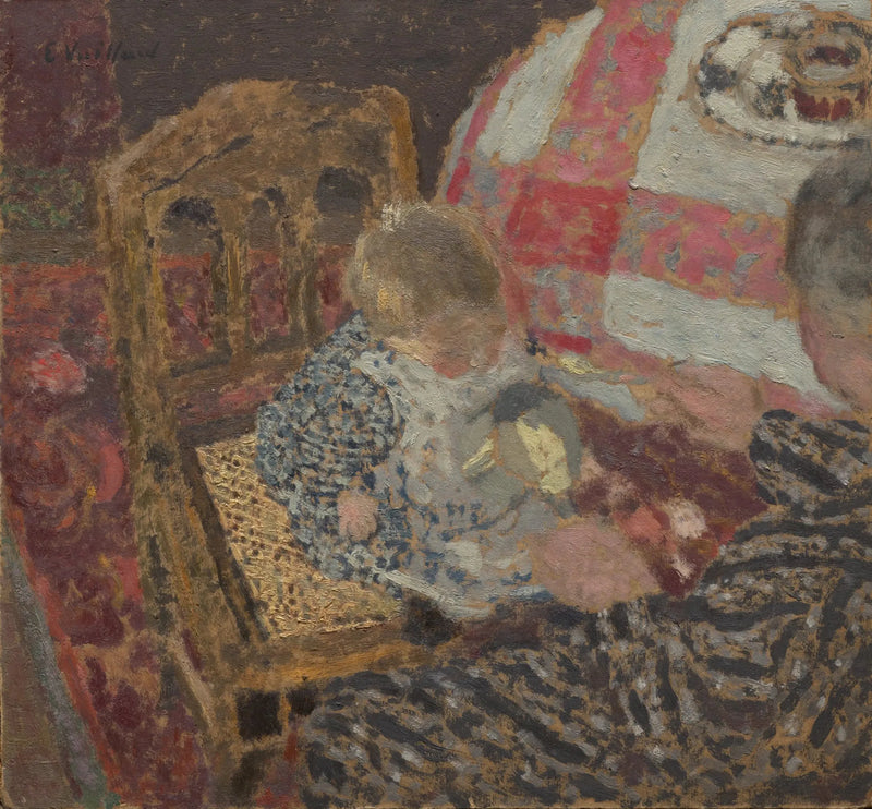 Lunch (Annette en haar grootmoeder) - Édouard Vuillard
