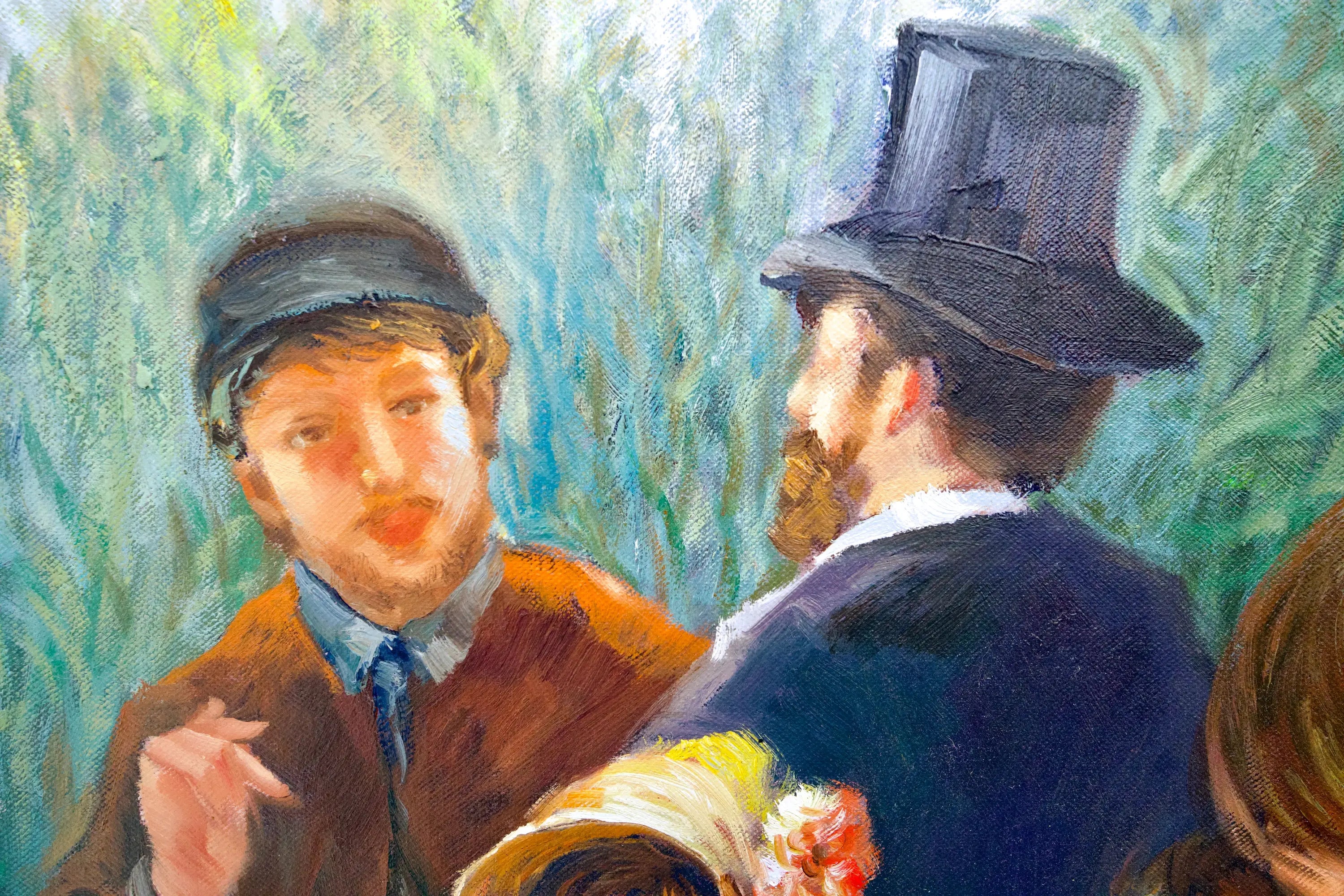 Déjeuner des Canotiers (Renoir) - Alpha Reproduction | 160 x 120 cm Reproductions de tableaux à la peinture à l’huile