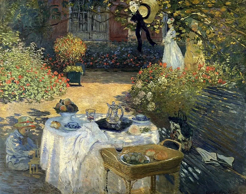 Le Déjeuner, decoratief paneel W285 - Claude Monet