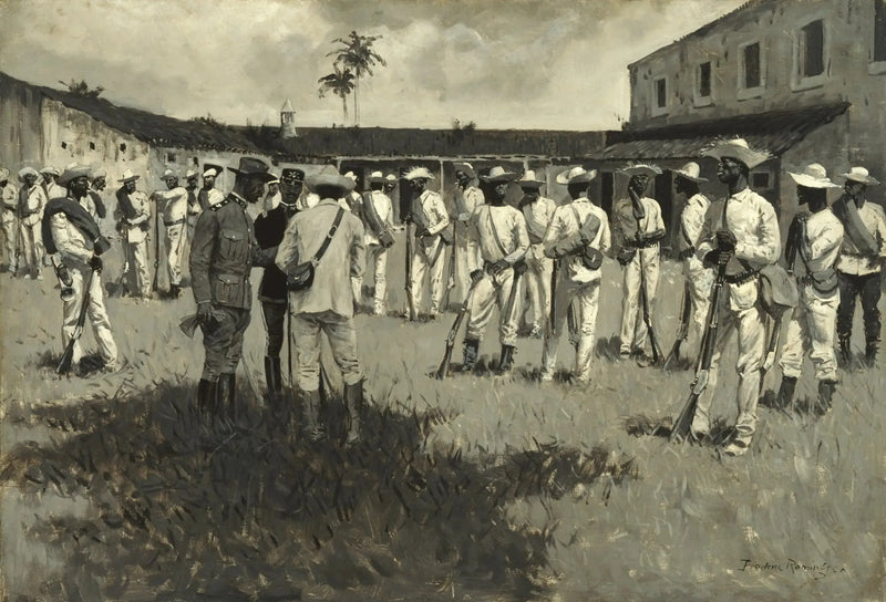 Ontmanteling van het leger van Gomez - Frederic Remington

Source:
Démantèlement de l'armée de Gomez - Frederic Remington