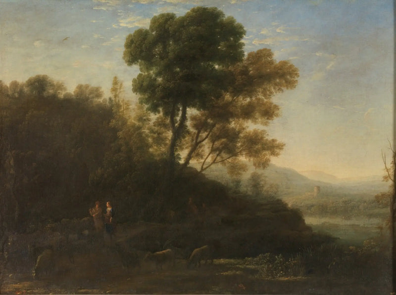 Vertrek met de kudde - Claude Lorrain