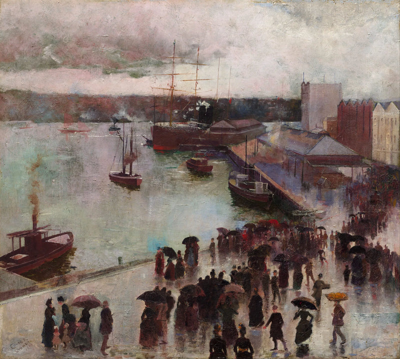 Vertrek uit het Oosten - Cirkelkade - Charles Conder