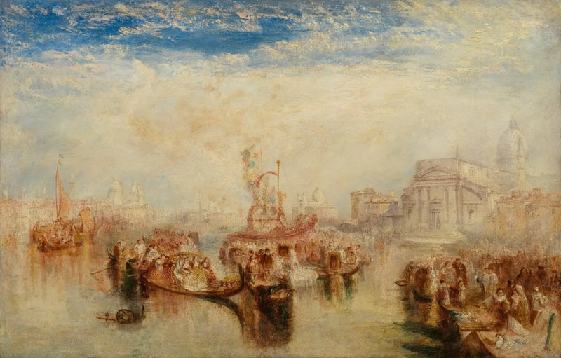 De Storting van John Bellini's Drie Schilderijen in La Chiesa Redentore, Venetië - J. M. W. Turner