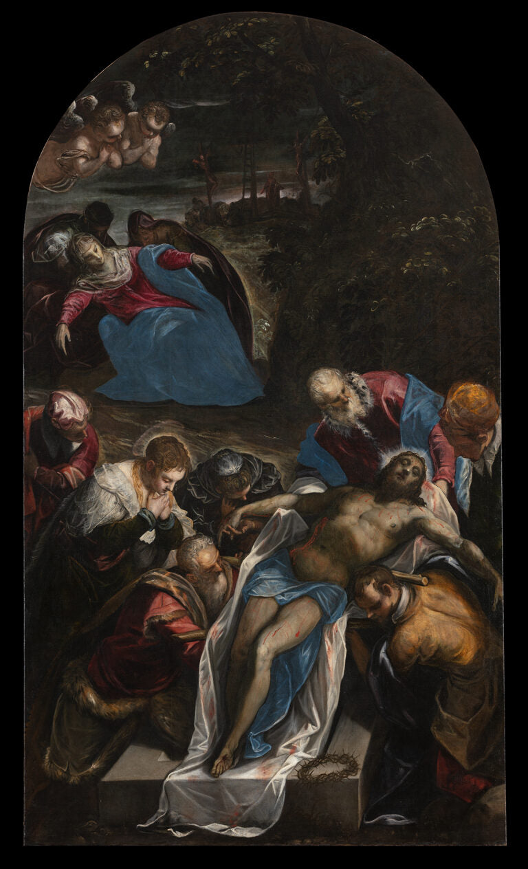 Graf in het graf - Jacopo Tintoretto