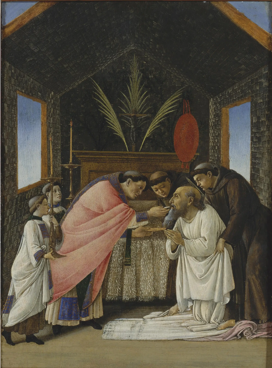 De Laatste Communie van de heilige Hiëronymus - Sandro Botticelli