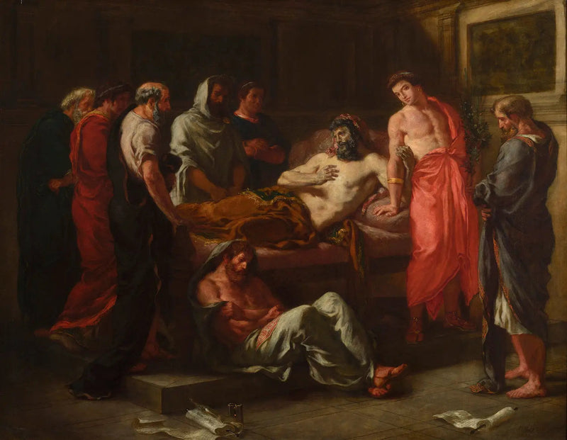 Laatste Woorden van Keizer Marcus Aurelius - Eugène Delacroix