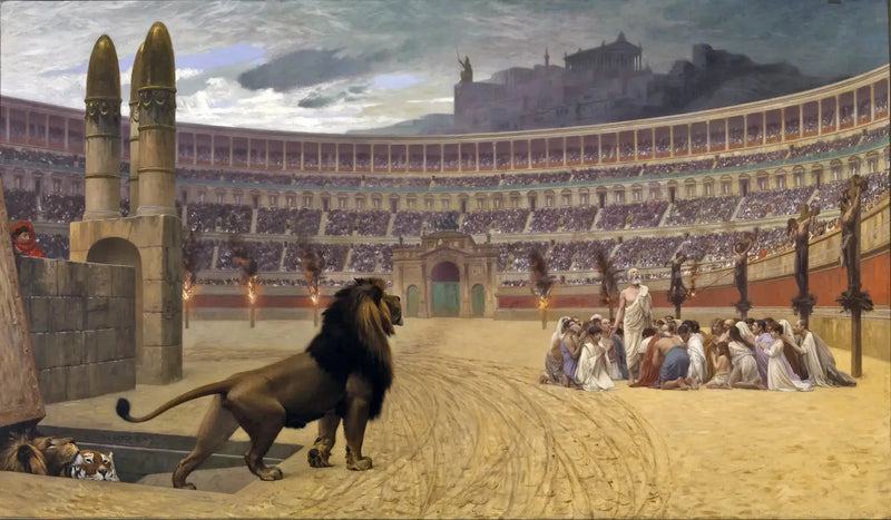 Laatste gebeden van de christelijke martelaren - Jean-Léon Gérôme
