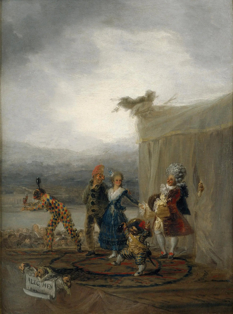 Rondreizende komische acteurs - Francisco de Goya