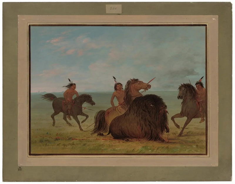 De Camanchees lanceren een mannelijke bizon - George Catlin

Source:
Des Camanchees lancent un bison mâle - George Catlin
