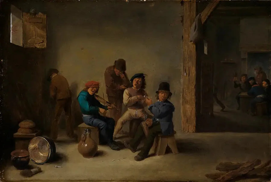 Boeren drinkend en roken in een taveerne - David Teniers de Jonge

Source:
Des fermiers buvant et fumant dans une taverne - David Teniers le Jeune