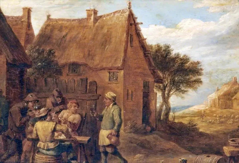 Een rustende persoon voor een taverne - David Teniers de Jonge

Source:
Des rustres devant une taverne - David Teniers le Jeune