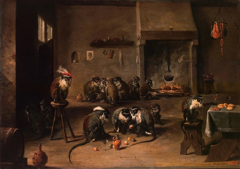 Apen in de keuken - David Teniers de Jonge

Source:
Des singes dans la cuisine - David Teniers le Jeune